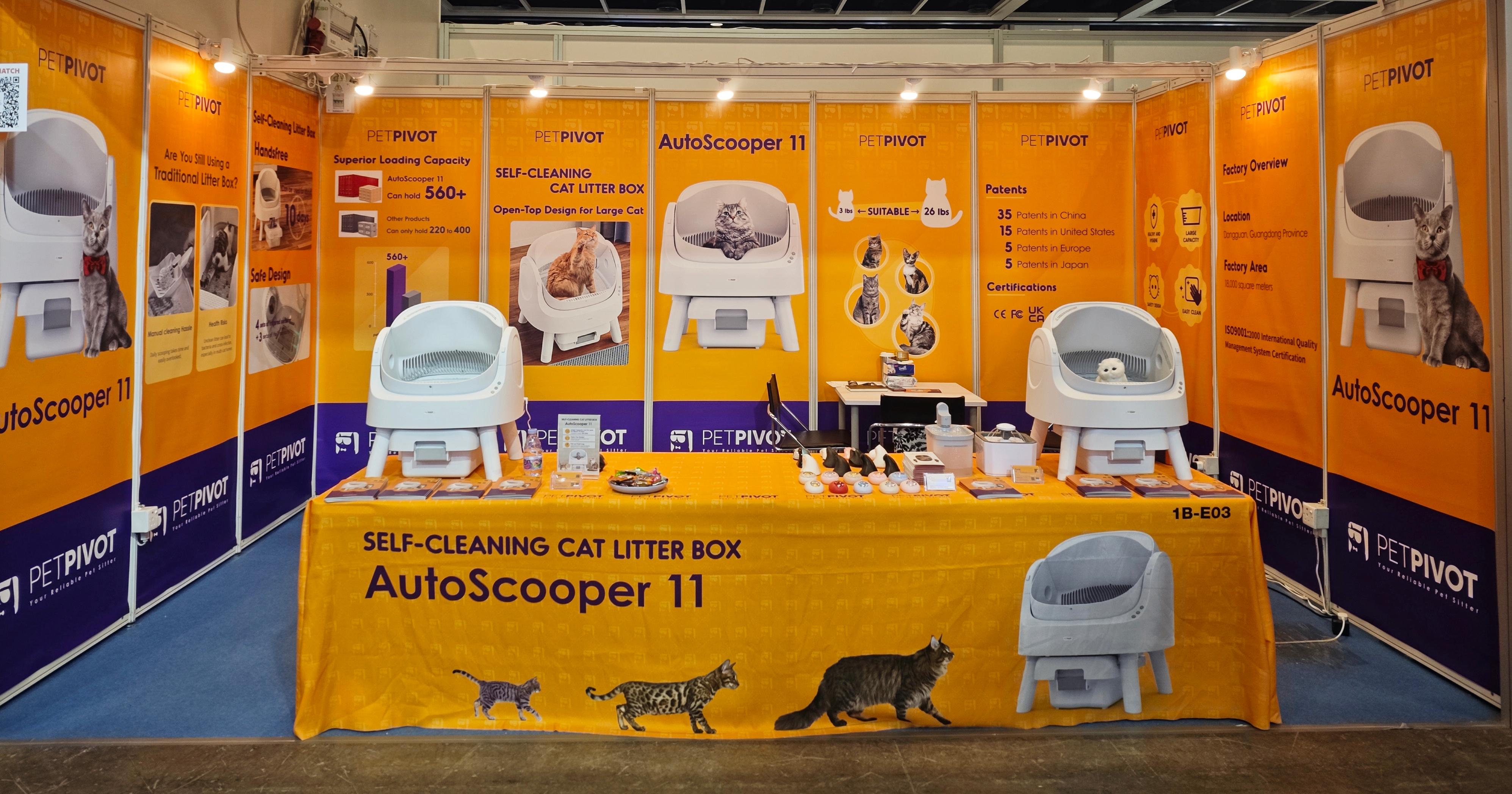 PetPivotの日本市場向け展示会ブース